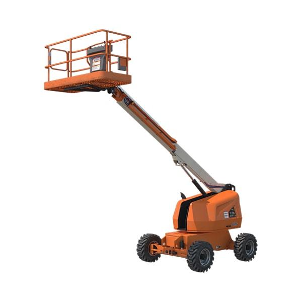 some boom lifts are designed to operate in tight spaces, making them suitable for narrow working environments